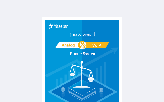 VoIP vs Analog Phone System Infographic