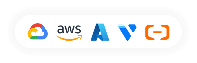 Google Cloud,
          Amazon AWS, Microsoft Azure, Vultr, Digital Ocean, Alibaba Cloud